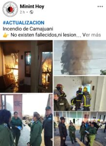 Explosión en Camajuaní: incendio en casa de preparativos pirotécnicos sacude a Villa Clara.