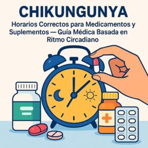 Medicinas y Suplementos en el Chikungunya.Horarios adecuados para un mejor efecto.