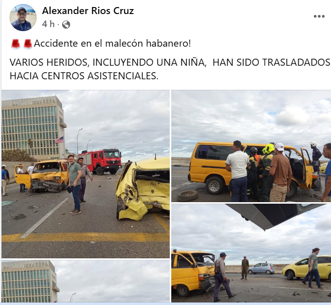 Accidente en el Malecón Habanero: Una Avenida Icónica que Suma otra Tragedia