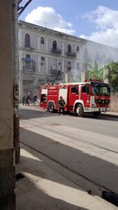 Se incendia basurero improvisado en Centro Habana