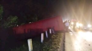 Accidente de tránsito en Majagua deja 3 lesionados
