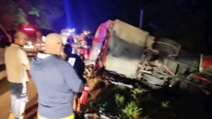 Accidente de tránsito en Majagua deja 3 lesionados