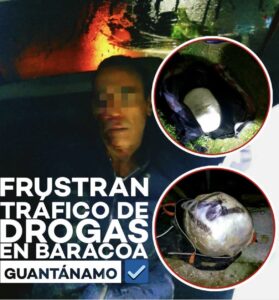 Detienen a dos sospechosos de tráfico de drogas en Baracoa