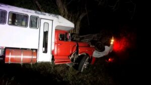 Accidente en kilómetro 8 de la carretera Las Tunas–Puerto Padre deja 12 lesionados