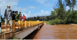 Lluvias intensas en Moa elevan el nivel del río Cabañas y activan alerta preventiva