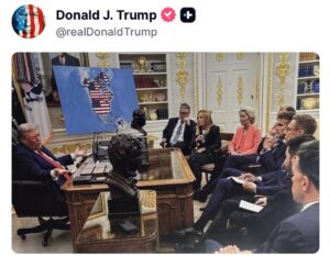 Donald Trump/Imagen falsa creada con IA