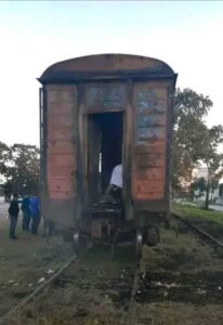 Explosión en tren provoca incendio y deja 2 lesionados en Cabaiguán