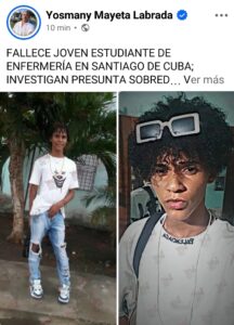 Fallece joven estudiante de Enfermería en Santiago de Cuba; investigan las causas