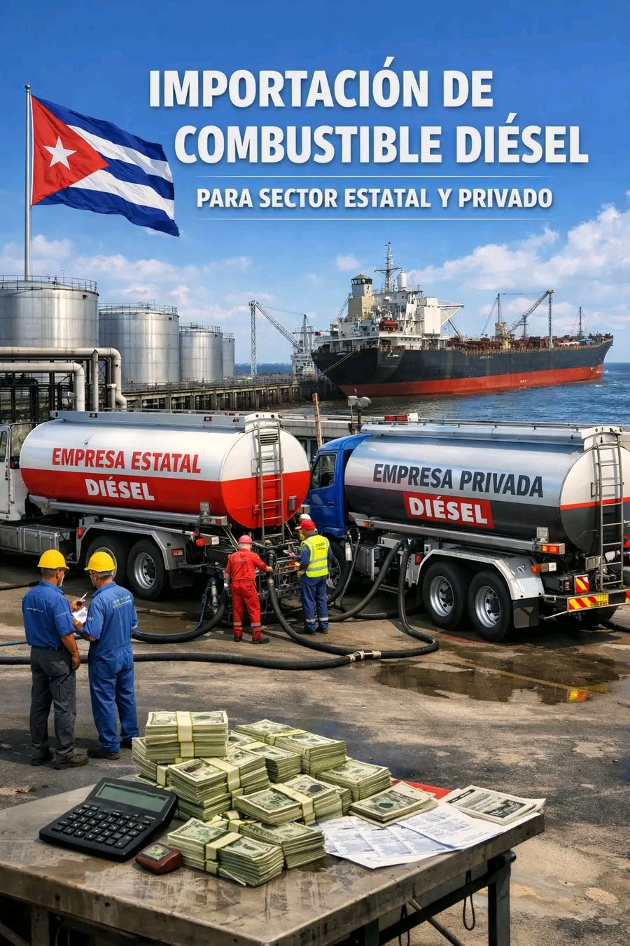 Adiós al monopolio: el gobierno cubano autoriza a mipymes a importar combustible al país