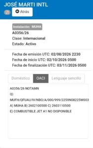 Crisis energética alcanza a la aviación: Cuba sin reservas de combustible para vuelos