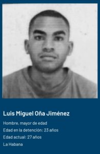 Muere preso político cubano Luis Miguel Oña Jiménez, excarcelado en estado terminal tras sufrir isquemia en prisión