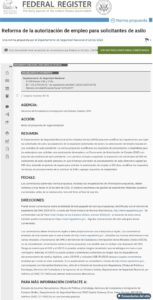 Endurecen reglas para otorgar permisos laborales a solicitantes de asilo en EE. UU.