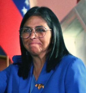 "Como amigo y socio": Delcy Rodríguez apela a Trump para que levante el bloqueo contra Venezuela