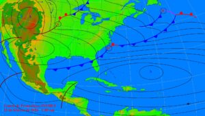 Nuevo frente frío afectará el occidente de Cuba en las próximas horas