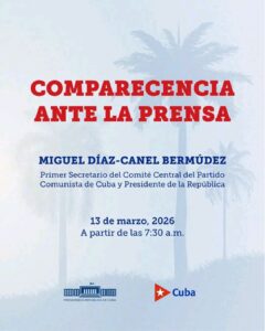 Cadena nacional en Cuba: Miguel Díaz-Canel hablará este viernes 13 en medio de la peor crisis energética