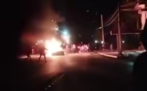 Incendian sede del PCC en Morón