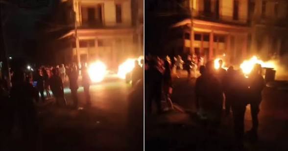Estallan protestas en Santos Suárez: vecinos bloquean calles y exigen luz mientras la Habana se prepara para un fin de semana de máxima tensión