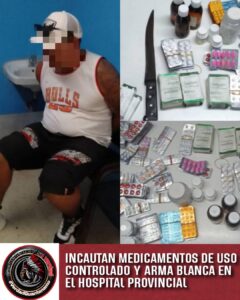 Detienen en Guantánamo a vendedor clandestino de medicamentos en Hospital Provincial.