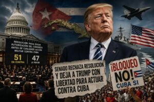 Senado de EEUU blinda a Trump y deja abierta la puerta a una acción militar contra Cuba
