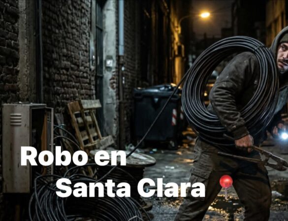 Robo de cable eléctrico deja varias viviendas sin corriente en Santa Clara 