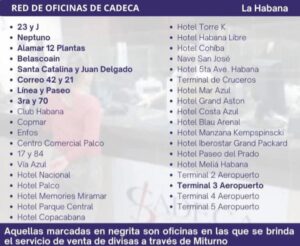 Fincimex anuncia que ahora podrán recibirse dólares en efectivo en CADECA