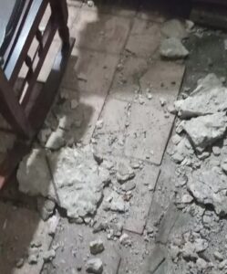 Madre cubana denuncia derrumbe parcial de su vivienda en Guantánamo y teme por la seguridad de sus hijos