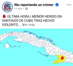 Menor de 14 años resulta gravemente herido tras violento incidente en Santiago de Cuba