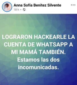 Anna Bensi denuncia que la dictadura cubana le hackeó WhatsApp y desactivó sus líneas telefónicas: "Estamos incomunicadas totalmente"