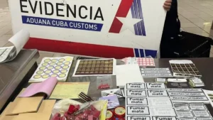Aduana incauta materiales para falsificación de tabaco