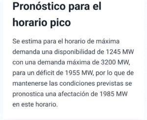 Felton sale del SEN por al menos 96 horas y agrava la crisis energética