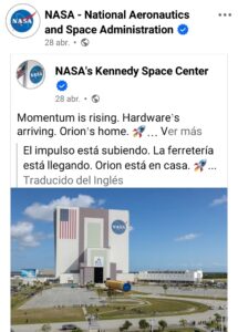 Cohete del programa Artemis III entra en fase de ensamblaje por la NASA