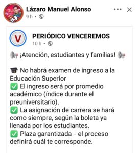 Cuba elimina exámenes de ingreso universitario ante crisis de transporte y conectividad